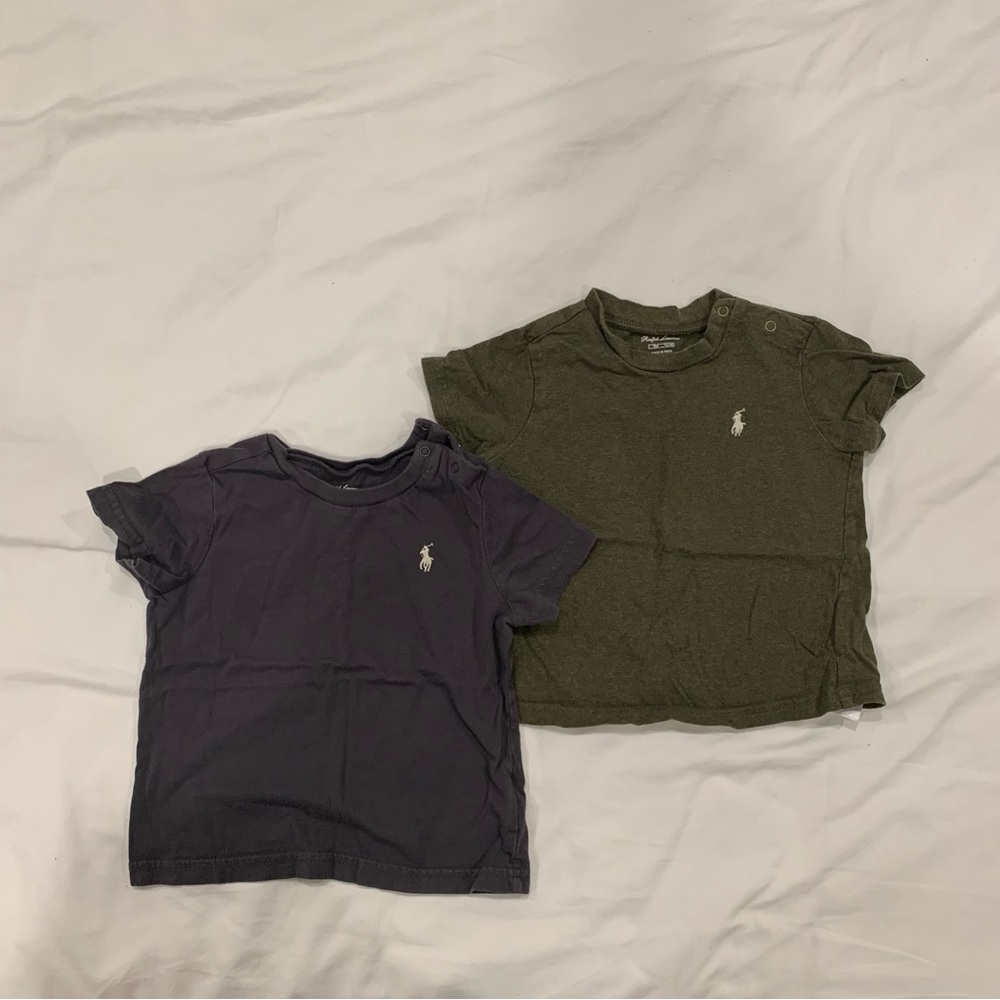 Ralph Lauren Baby Set of 2 Tee Shirts - 9 Months